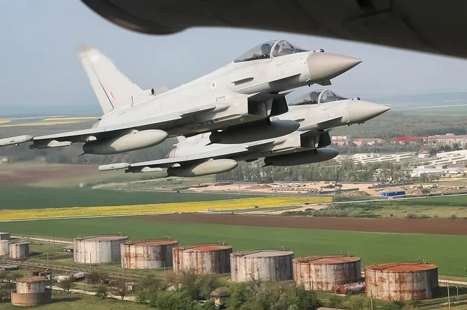 British spy plane flies over Black Sea near Sevastopol