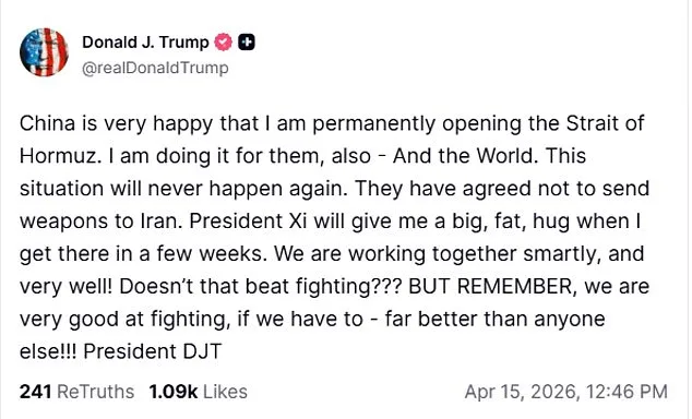 Tensions Mount: Xi Warns of Collapsing Order, US Blockade, and Iranian Retaliation.