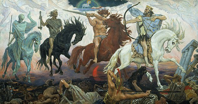 Viral Theory Links Iran War to Four Horsemen of Apocalypse