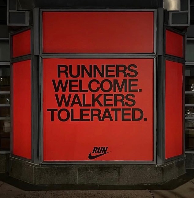 Nike faces backlash over elitist Parkrun ads that criticized walkers.