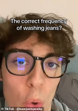 Experts warn washing jeans too often damages fabric and wastes water.