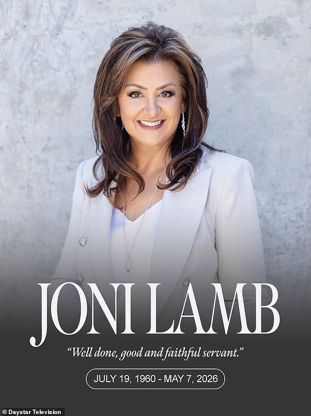 Joni Lamb, fondatrice de Daystar, décède à 65 ans après une blessure au dos.
