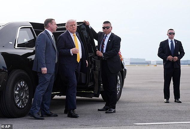 Trump's $1.5M Armored Cadillac Deployed for China Security Mission