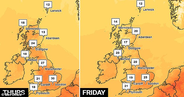 Scientists warn against cold showers during the UK heatwave