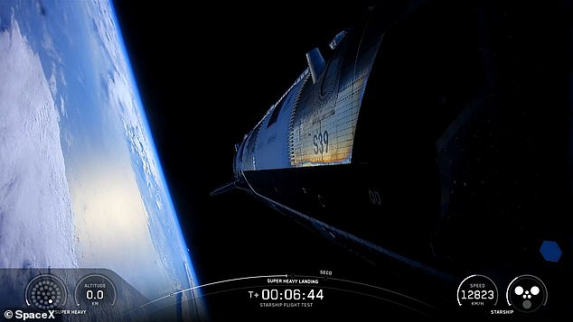 SpaceX Starship 12 succeeds in orbit despite planned splashdown and engine loss.