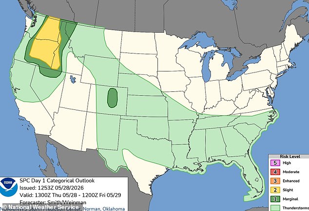 Millions Warned as Rare Tornado Alert Hits Pacific Northwest States