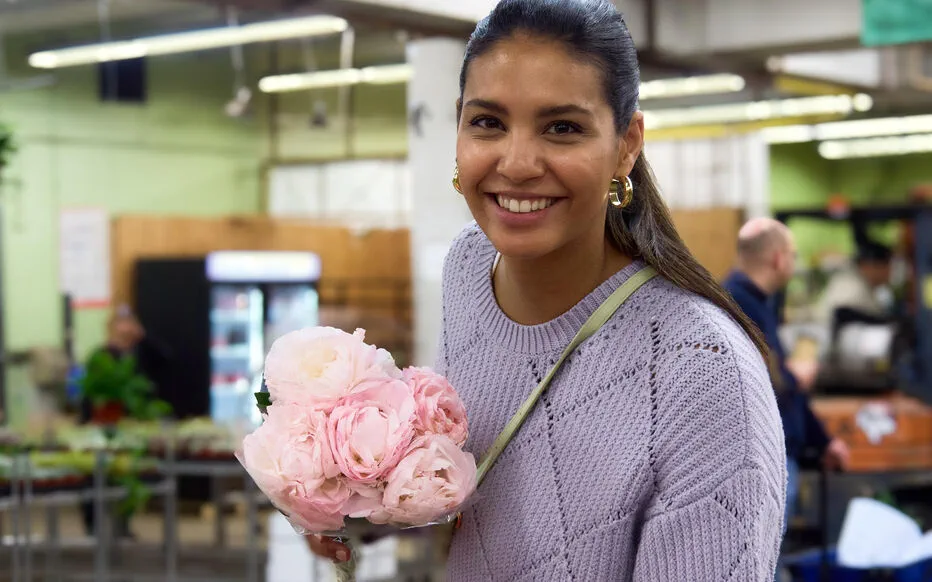Chloé Mortaud, Miss France 2009 : Une matinée florale à Los Angeles