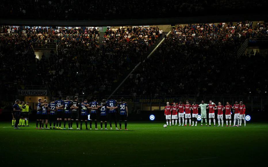 Hommage au Pape : La Première Demi-Finale de Coupe d'Italie entre l'Inter Milan et l'AC Milan