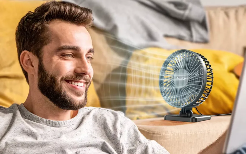 Rafraichissez-vous en un clin d’œil avec le mini ventilateur GAIATOP