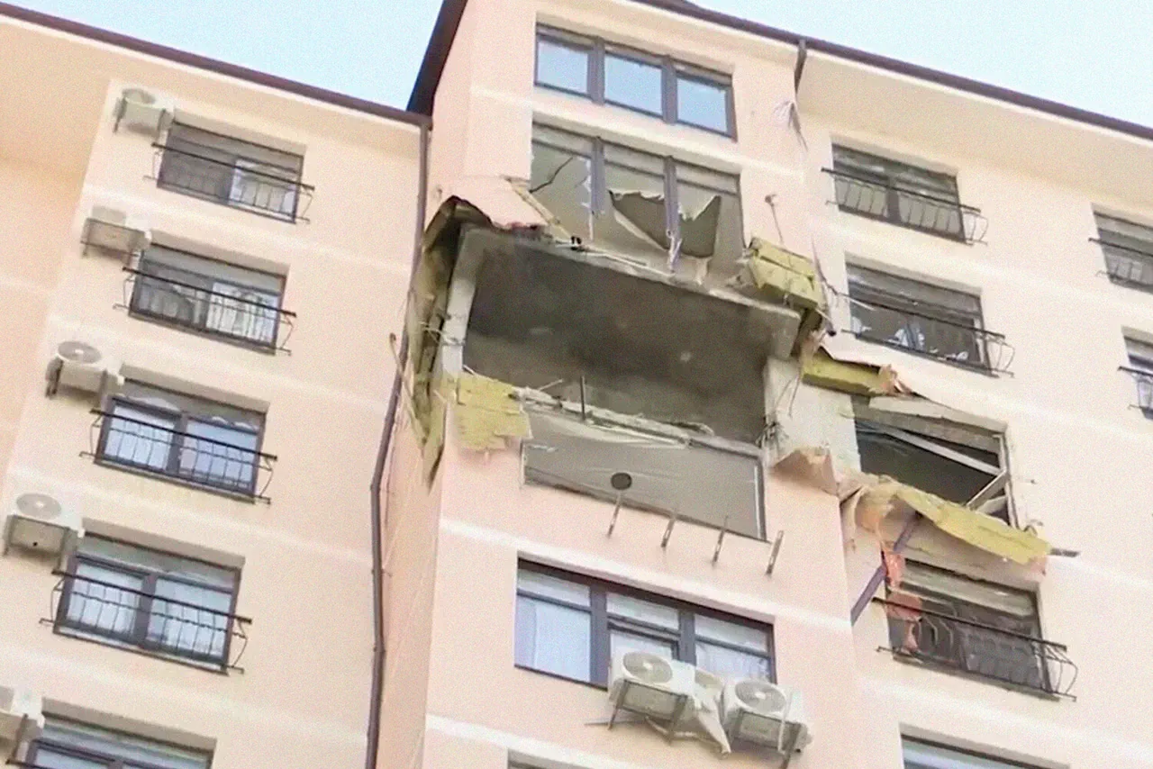 Drones ukrainiens causent des dégâts dans des immeubles russes