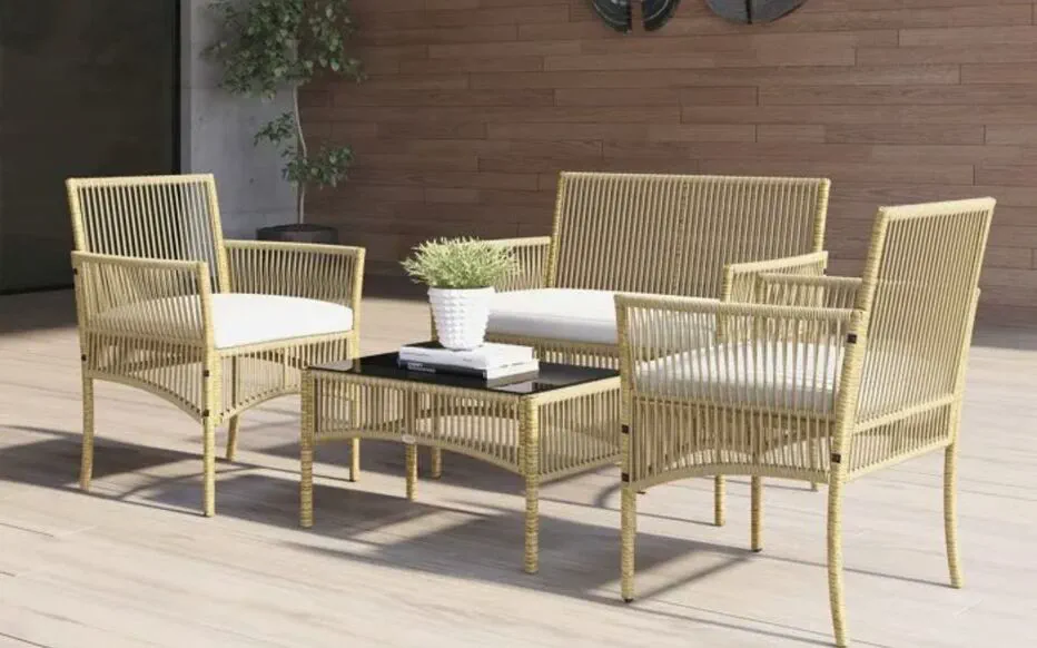 Salons de jardin : Cdiscount propose un salon en rotin pour des moments de détente en plein air