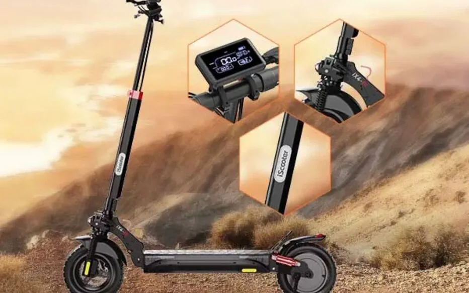 Trottinette électrique iScooter iX4 : une aventure rapide et robuste