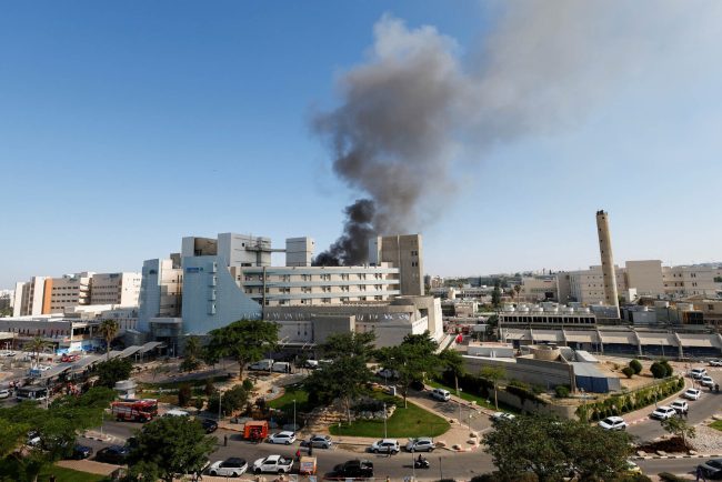 Attaque de missiles iranienne sur un hôpital en Israël