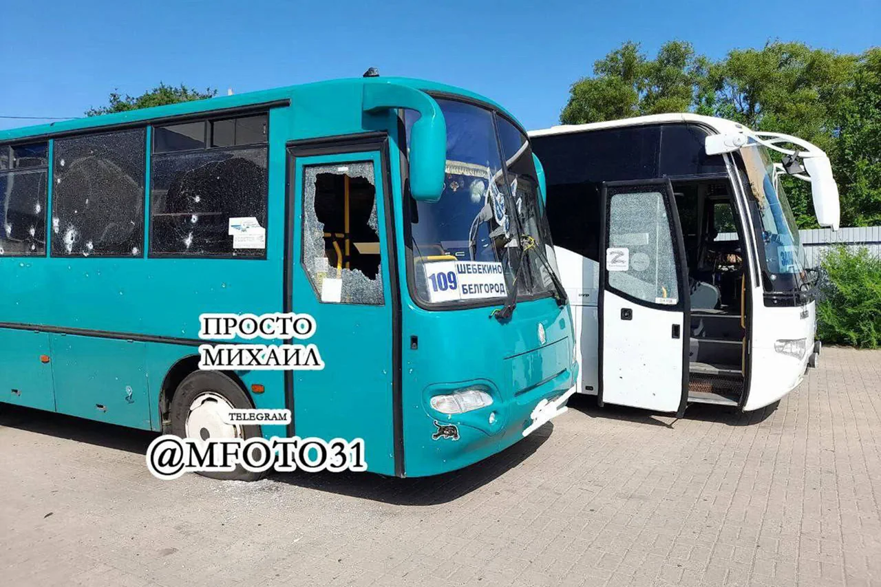 Drone Attack on a Bus in Shebekino: Shocking Images Revealed