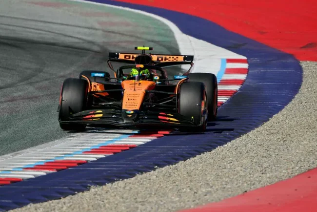 Lando Norris en pole position pour le Grand Prix d'Autriche