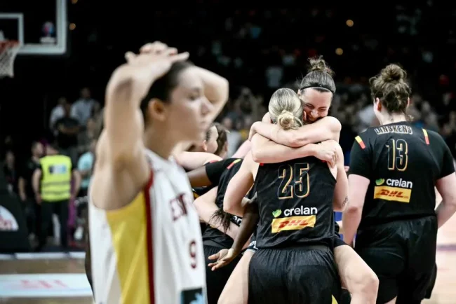 Les Belges décrochent leur deuxième titre européen consécutif en basket-female