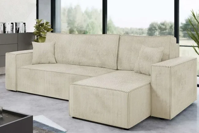 Canapé d'angle Cezanne : confort et fonctionnalité à votre portée !