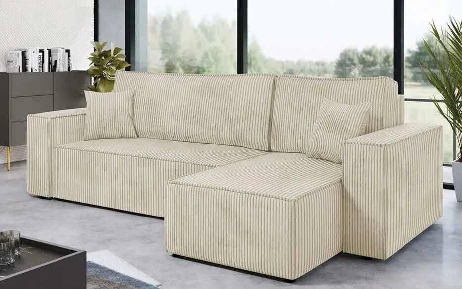 Canapé d'angle Cezanne : confort et fonctionnalité à votre portée !