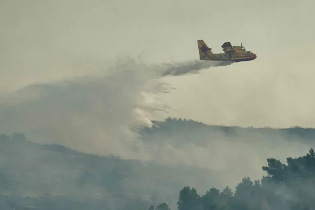 Feu de forêt dans l'Aude : 200 pompiers mobilisés derrière un supermarché