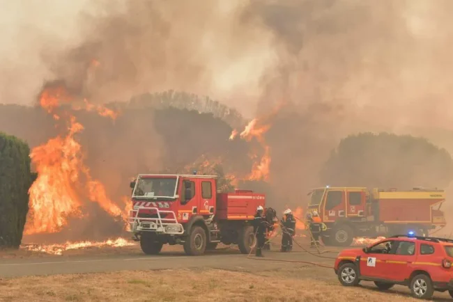 Inquiétude face aux incendies dévastateurs dans l'Aude : le monde économique et agricole se mobilise