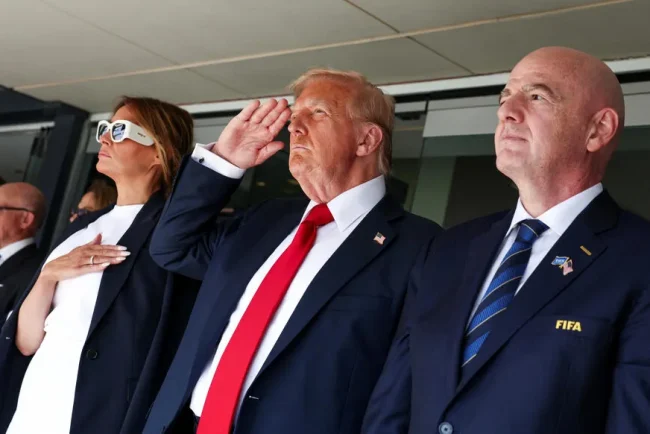 Trump assiste à la finale de la Coupe du Monde des Clubs de la FIFA