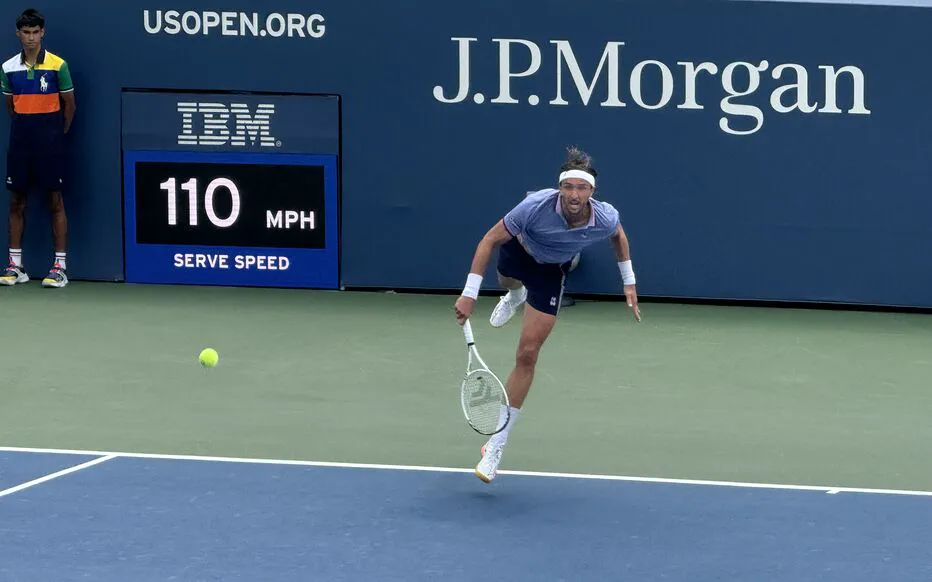 Arthur Rinderknecht savoure sa place en deuxième semaine d'un Grand Chelem