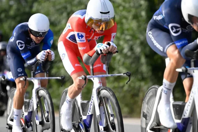 David Gaudu voit sa position menacée dans la Vuelta après un contre-la-montre par équipes difficile