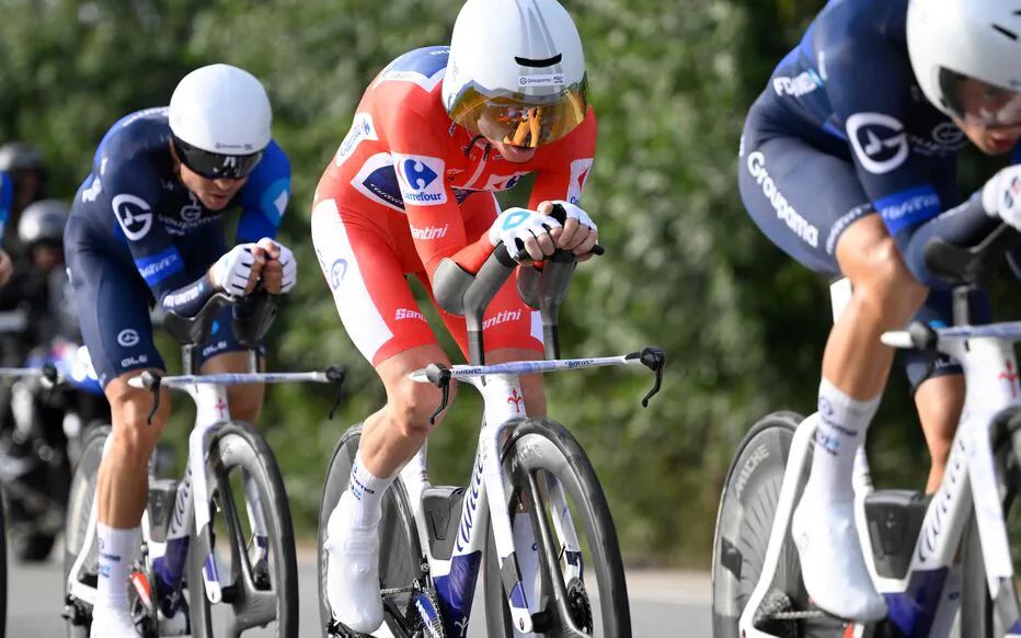 David Gaudu voit sa position menacée dans la Vuelta après un contre-la-montre par équipes difficile