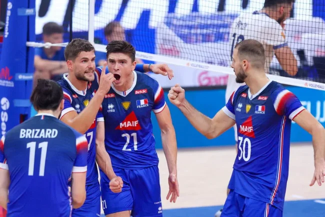 L’équipe de France de volley-ball se prépare pour le championnat du monde
