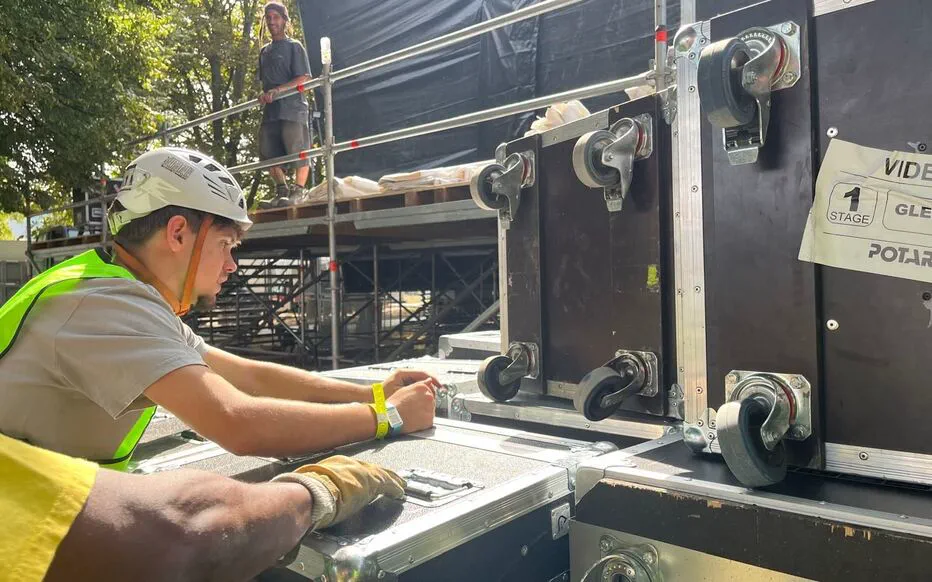 Préparation discrète pour Rock en Seine