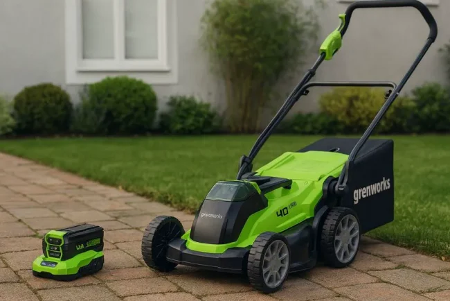 Tondeuse sans fil Greenworks : un excellent rapport qualité-prix