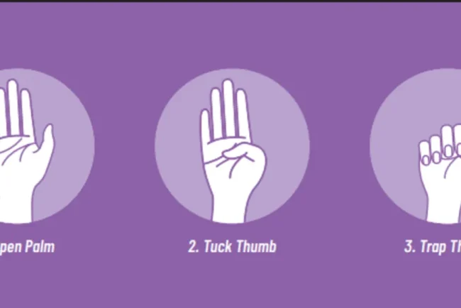 Un adolescent victime d'une agression : l'appel à l'aide par la main