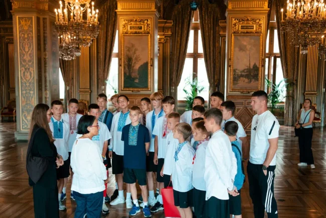 Une semaine de répit pour les jeunes footballeurs ukrainiens