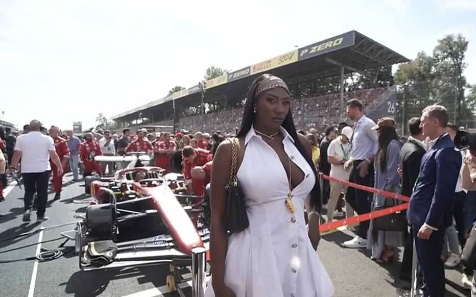 Aya Nakamura, une star en ascension lors du Grand Prix de F1 à Monza