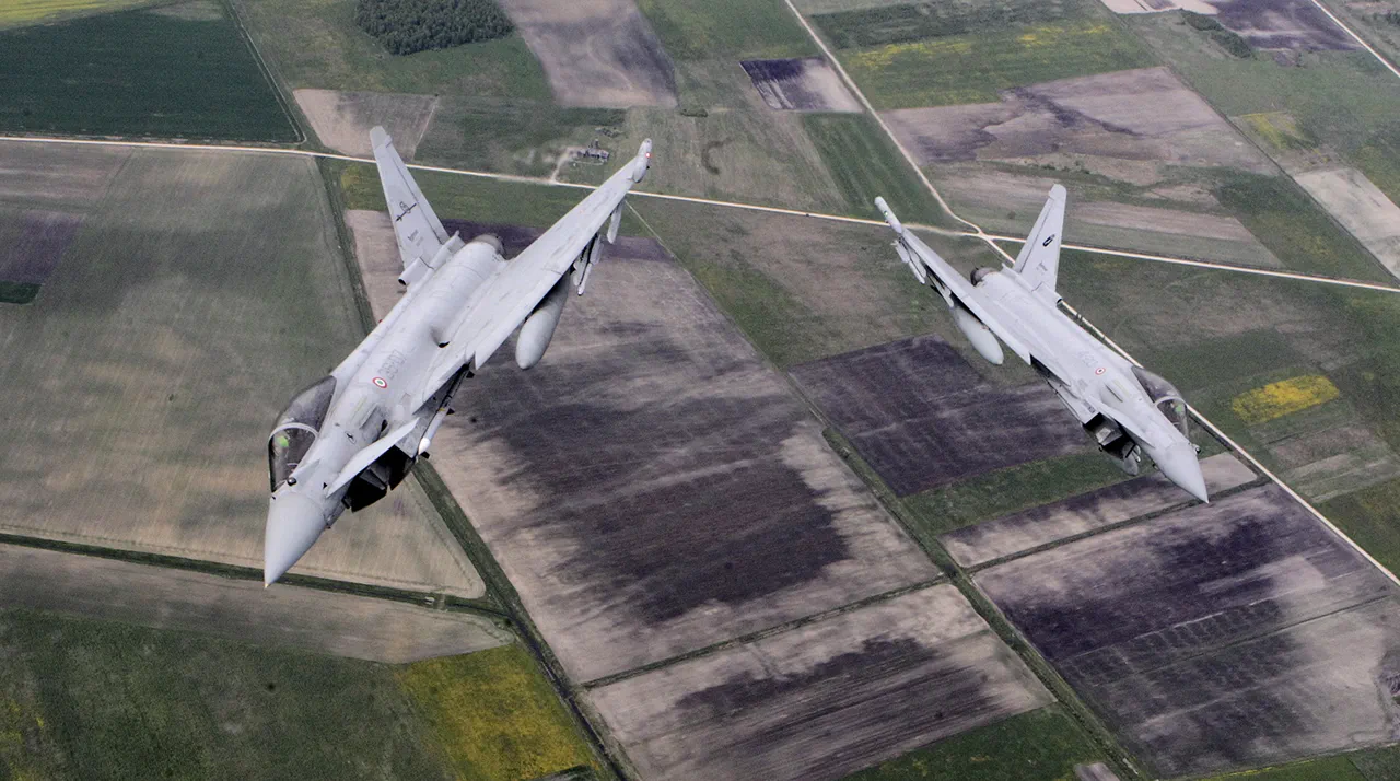 Les chasseurs Eurofighter Typhoon britanniques se joignent à l'opération 'Shield East' de l'OTAN en Pologne