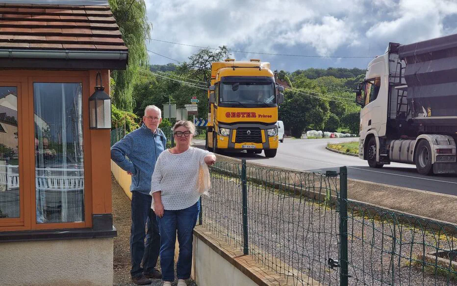 Les poids lourds menacent la quiétude des habitants à Pomoy