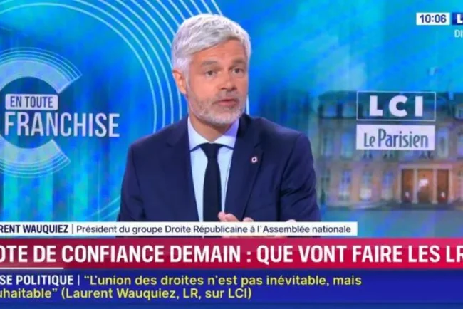 Tension au sein des Républicains après la demande de confiance de Bayrou