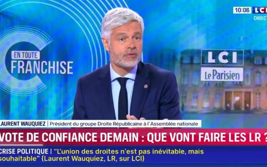 Tension au sein des Républicains après la demande de confiance de Bayrou