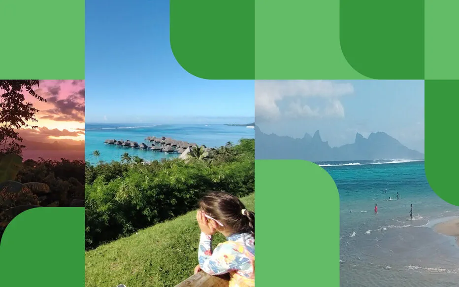 Une famille change de paysage : de la Manche à l'océan Pacifique