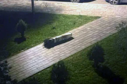 Une photo surprenante révèle la chute d’une batterie de missiles Patriot à Kiev