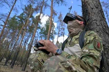 Défense multicouche pour contrer les drones le long du Dniepr